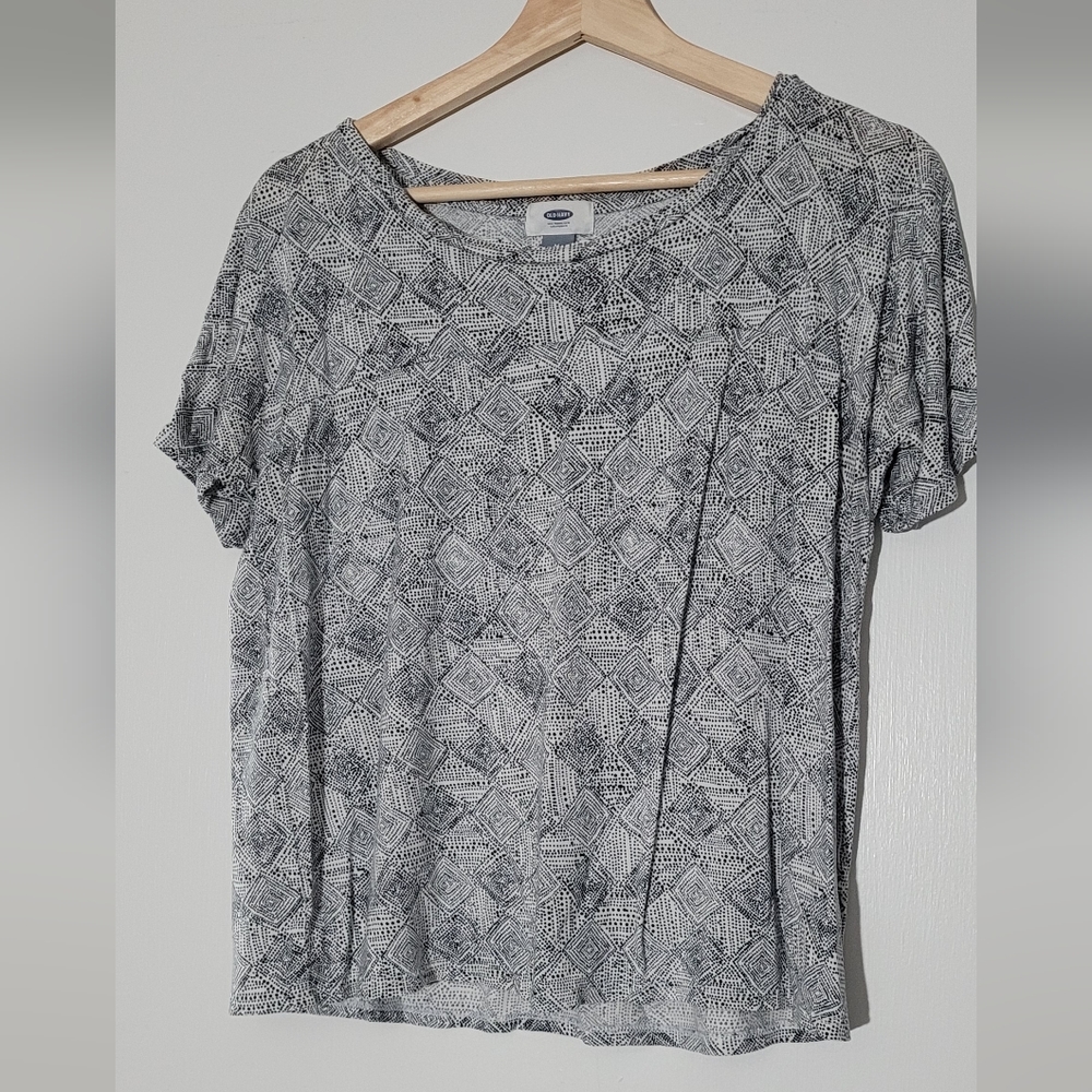 Funky Diamond Print Tee